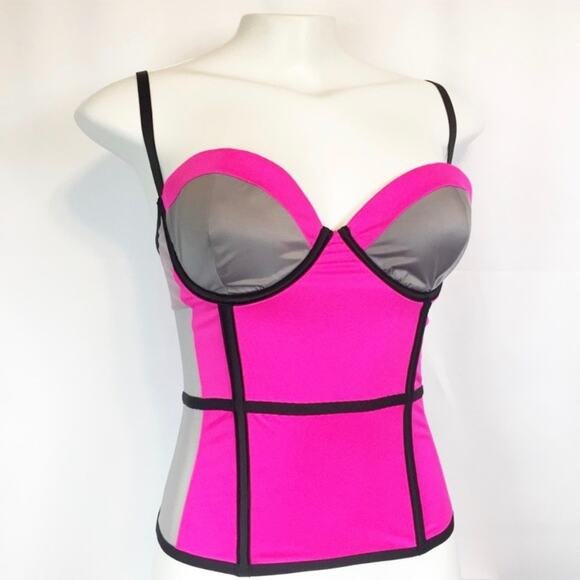 NWT Victoria’s Secret Colorblock Corset Bustier 34B - Picture 1 of 6